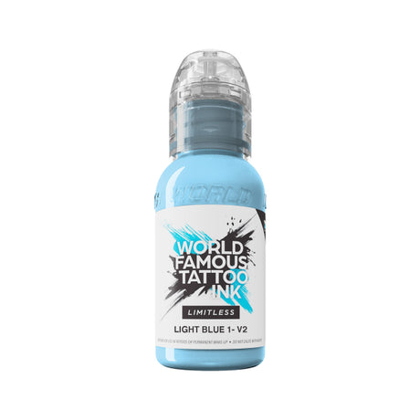 World Famous Limitless Tattoo Ink Light Blue 1 v2 (30ml)