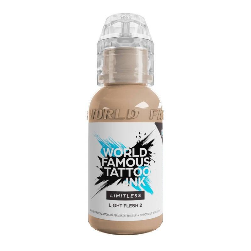 Tinta de Tatuaje Limitless Famosa Mundial Light Flesh 2 30ml