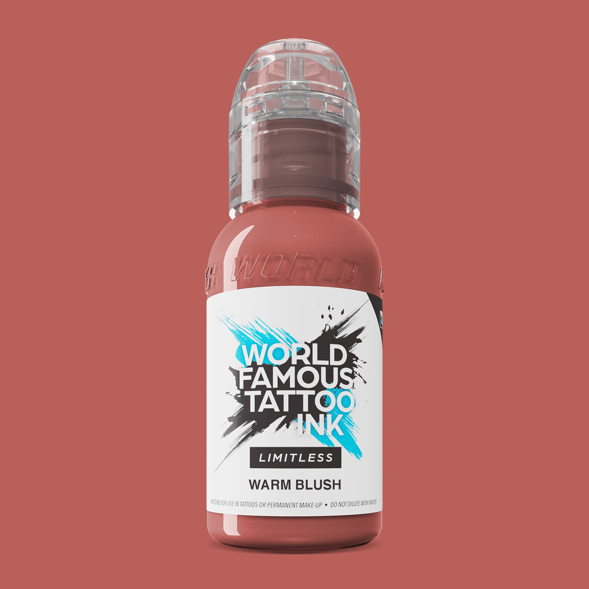 Tinta de Tatuaje Limitless Famosa Mundialmente Cinta Rosa Rubor Cálido 30ml