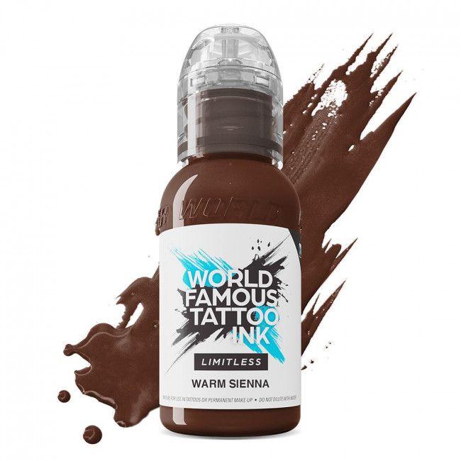 Tinta de Tatuaje Limitless Famosa Mundial Cinta Rosa Sienna Cálida 30ml