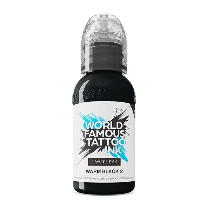 Tinta de Tatuaje Limitless Negra Cálida Famosa Mundialmente 2 30ml