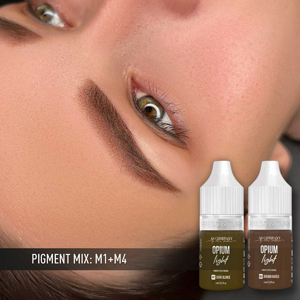 COMO COMPAÑÍA M4-Cabello Castaño Mineral (OPIUM LIGHT) 6/15ml