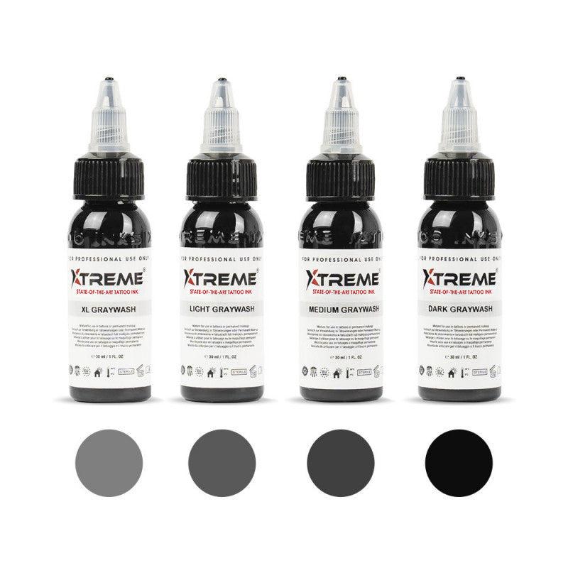 Set de color XTreme Ink Graywash 4x30ml