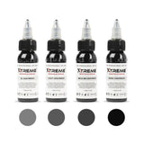 Set de color XTreme Ink Graywash 4x30ml